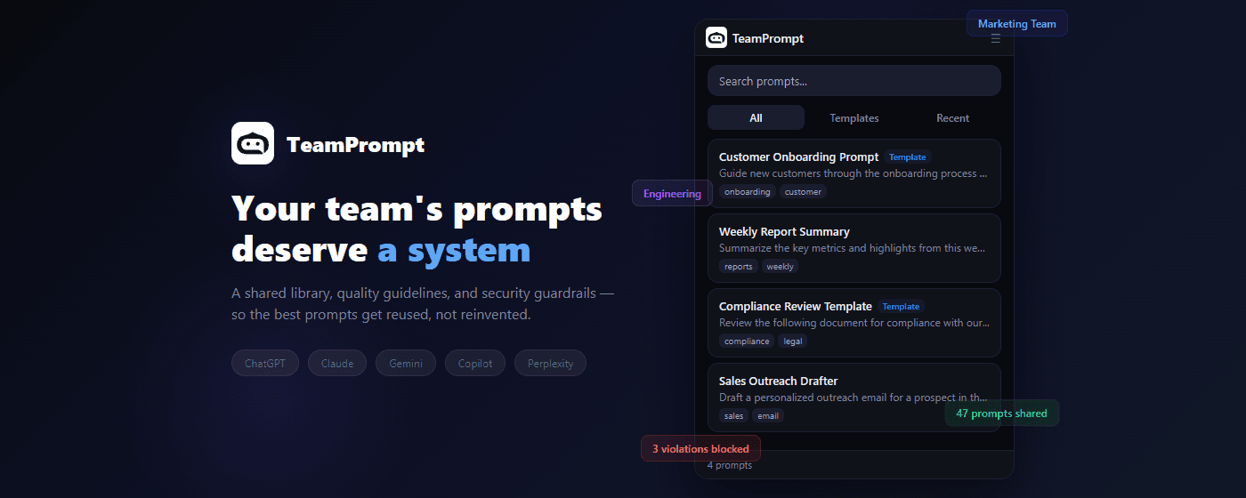 Marquee promo banner